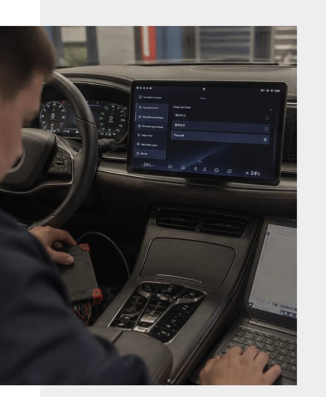 Русификация автомобиля BYD HAN для эксплуатации в Невинномысске
